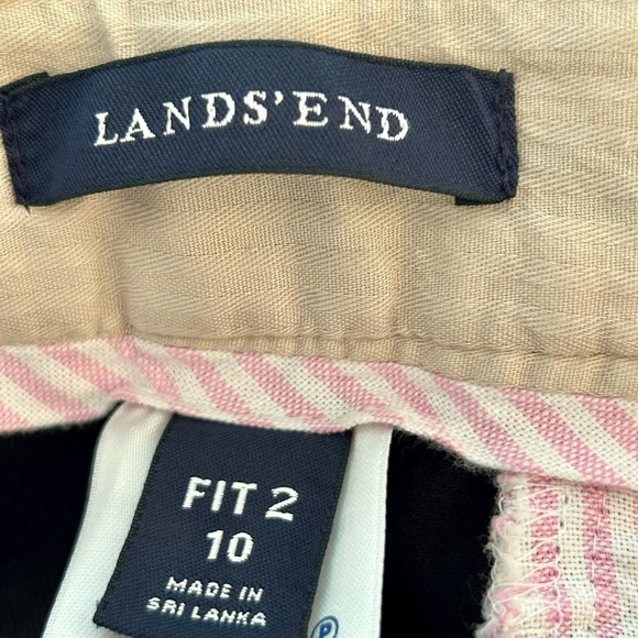 Lands’ End Women’s Black Chino Pants – Size 10, Fit 2 Preppy - Picture 4 of 5